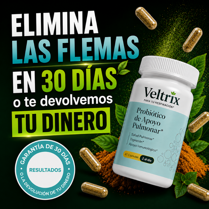 Veltrix™ Probiótico Respiratorio Para Flemas
