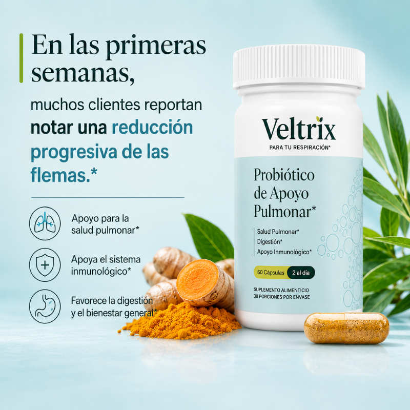 Veltrix™ Probiótico Respiratorio Para Flemas